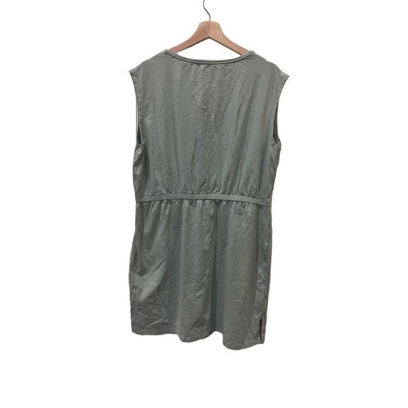 Calvin Klein sage green tie waist dress XL - Picture 2 of 4